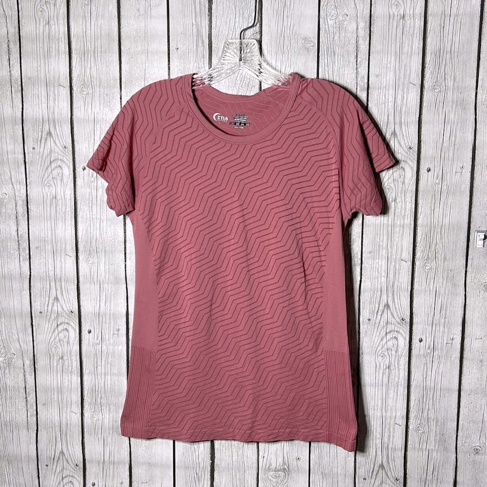 Zyia active textured top size medium